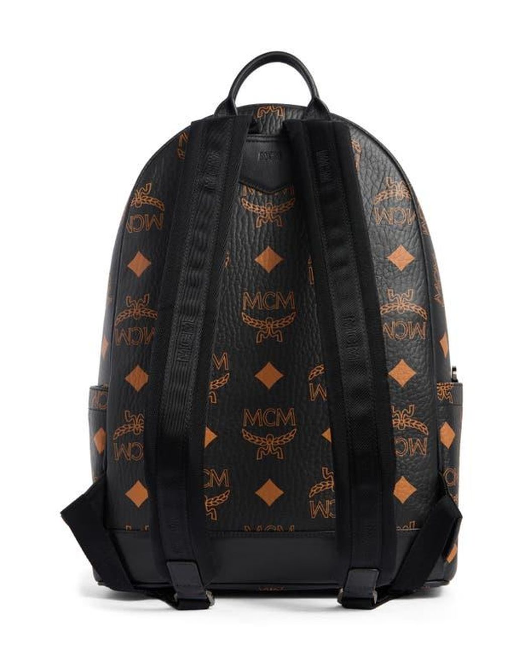 MCM Stark Coated Canvas Monogram Backpack in Black | Lyst display picture 2