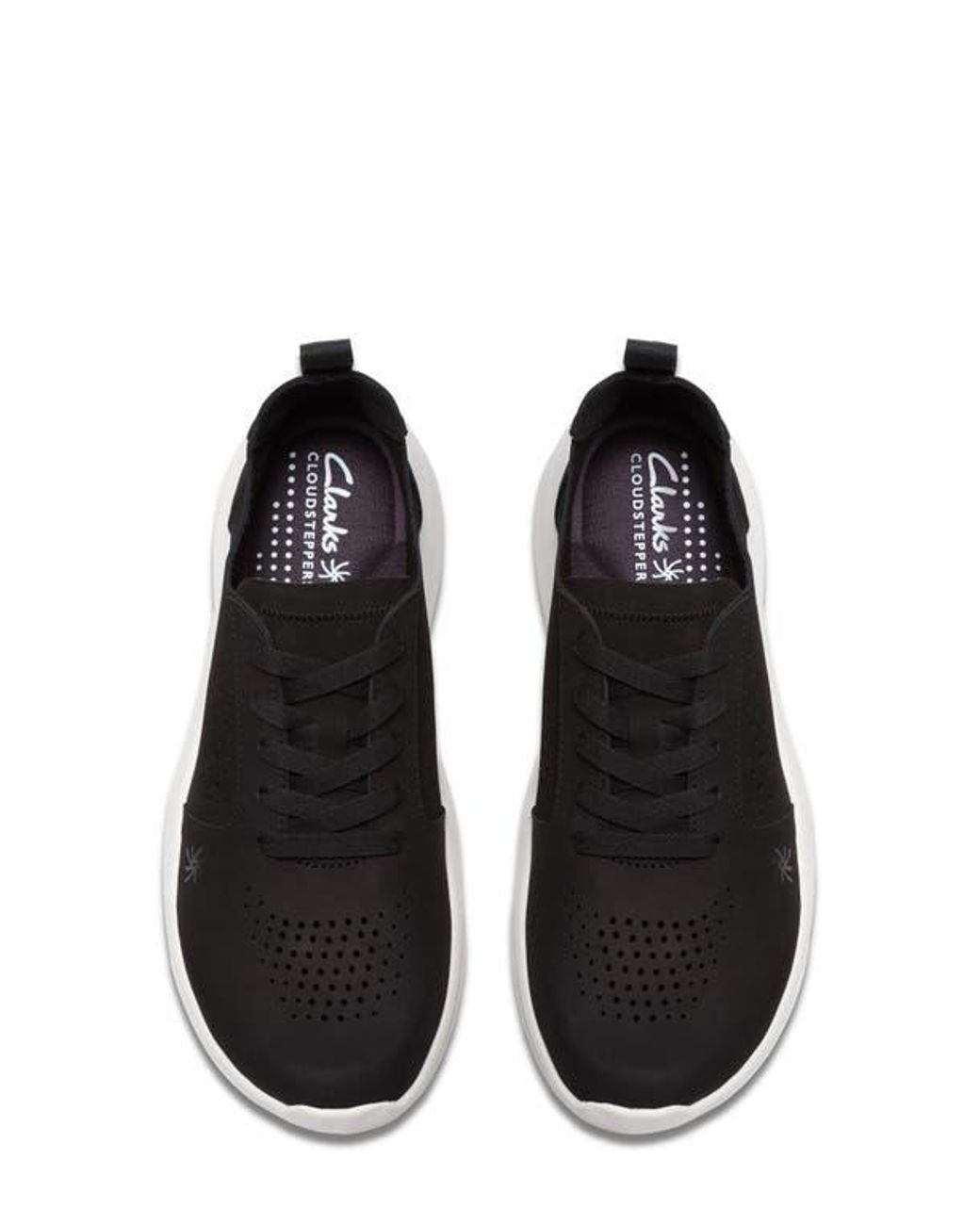 Clarks Black Solevana Style Cloudsteppers Sneaker