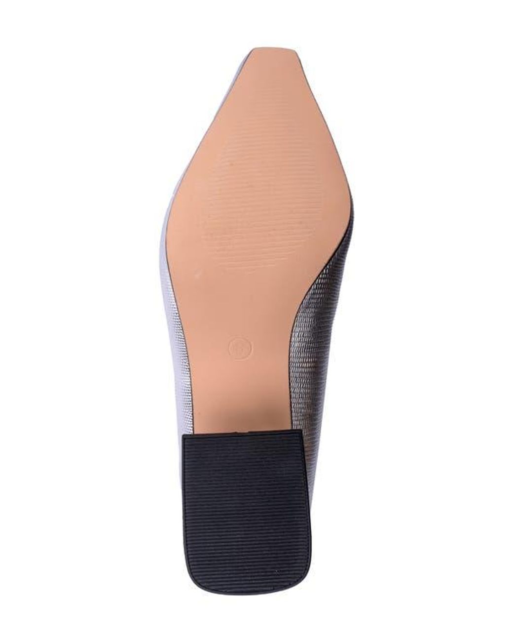 Ninety Union White Blink Block Heel Pump