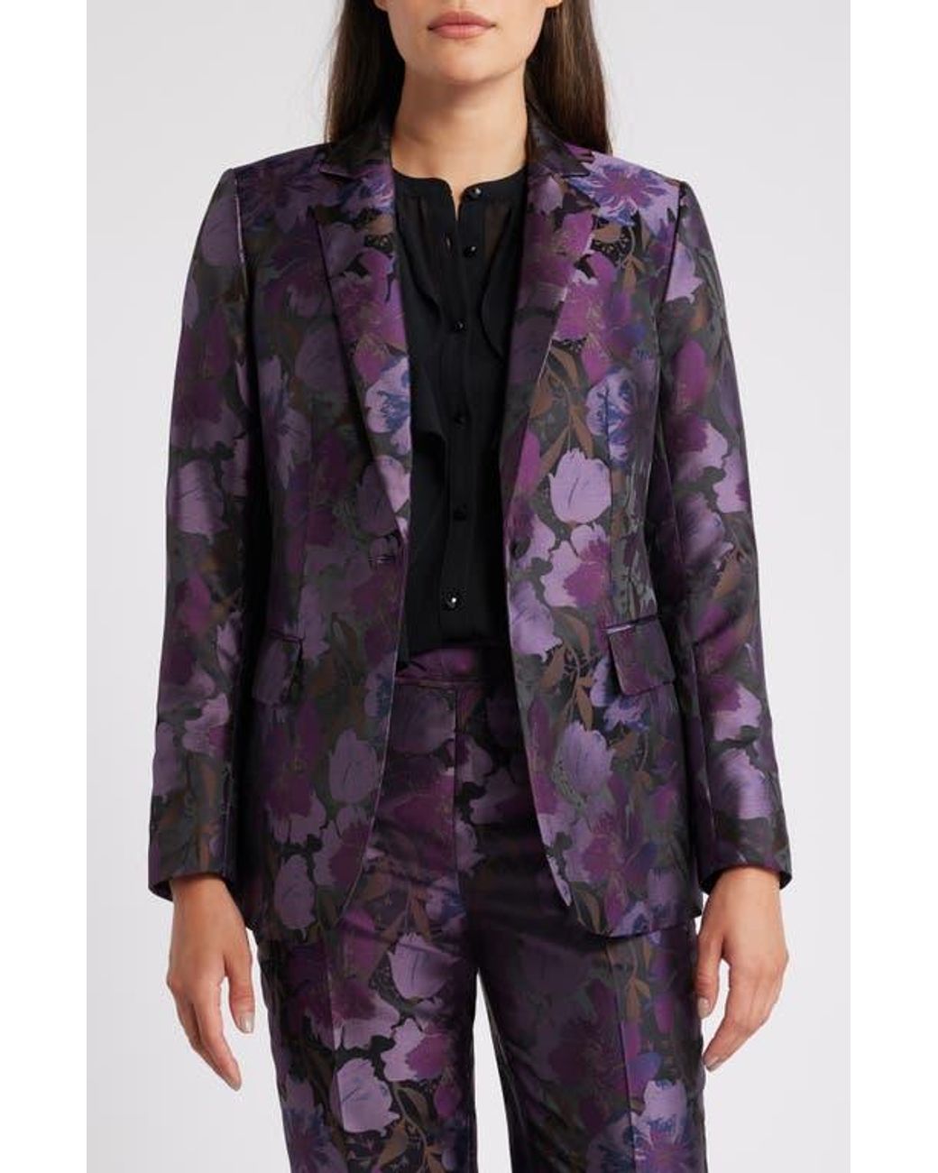 【関税&送料込】Jw Anderson Light Purple Jacquard Blazer J.W. Anderson Light Purple Jacquard Blazer | italist، خصومات