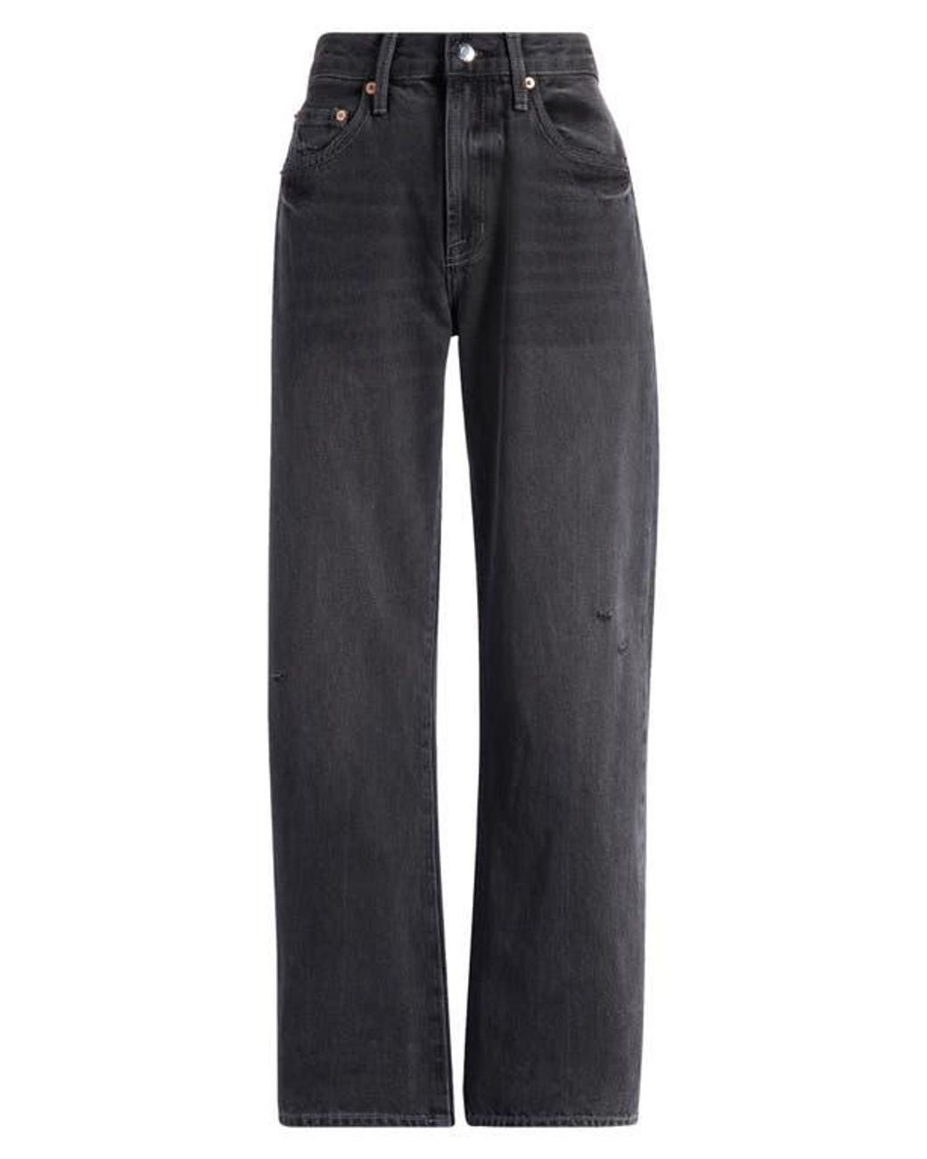 Pistola Blue Lexi High Waist Ankle Straight Leg Jeans