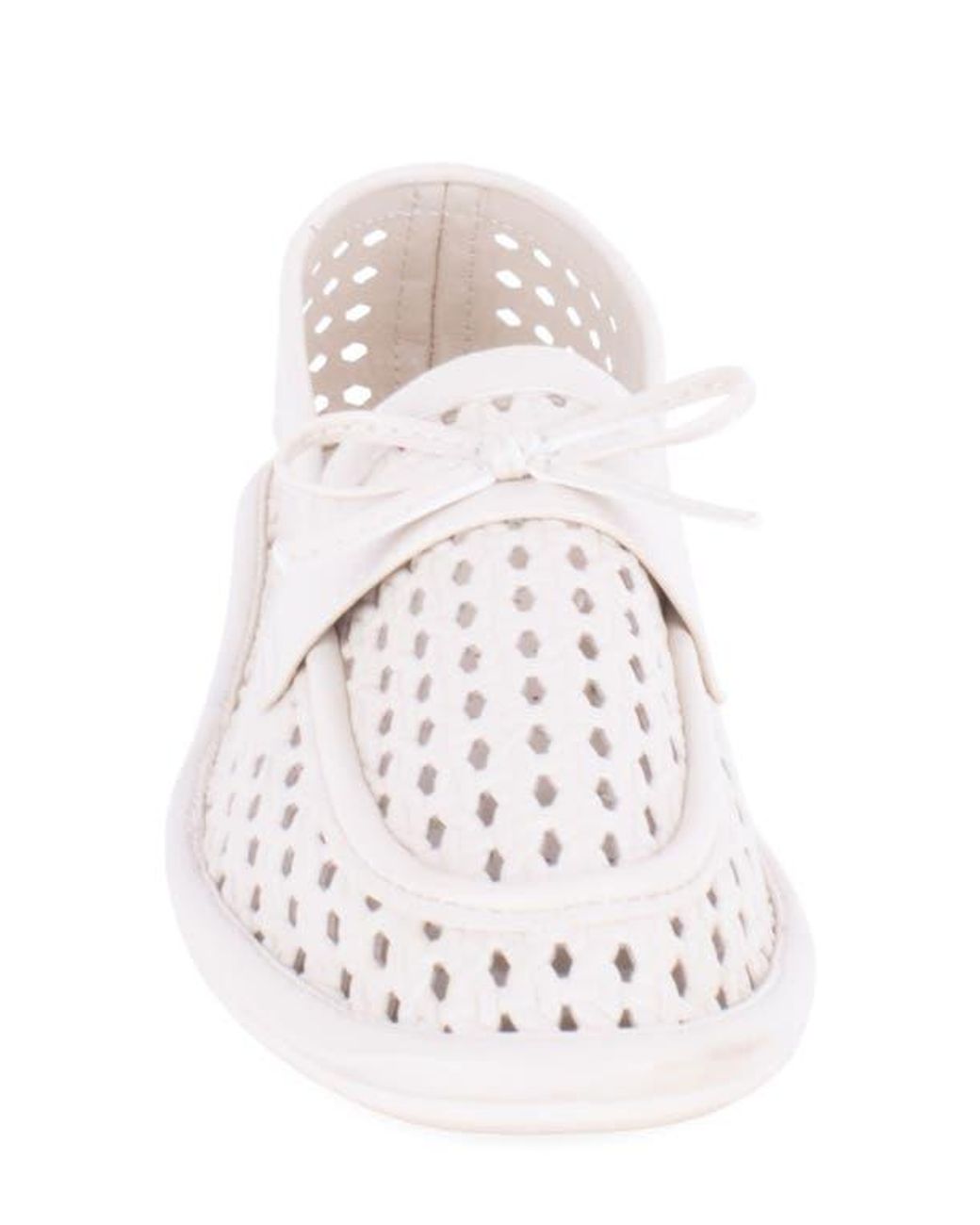 Tahari White Maple Cutout Loafer