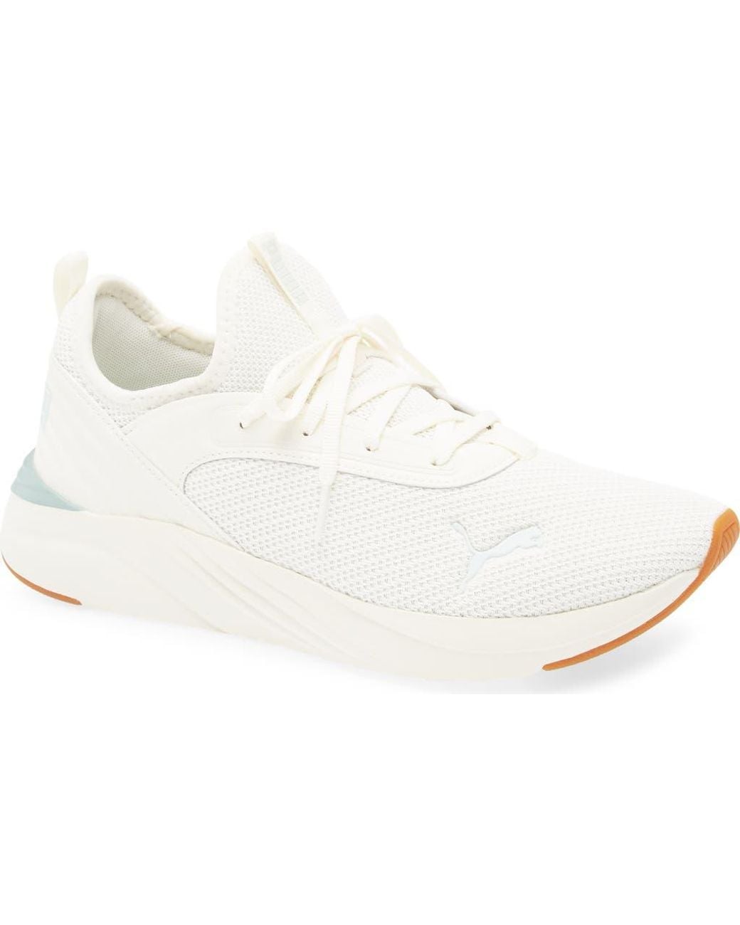 PUMA White Softride Ruby Luxe Sneaker