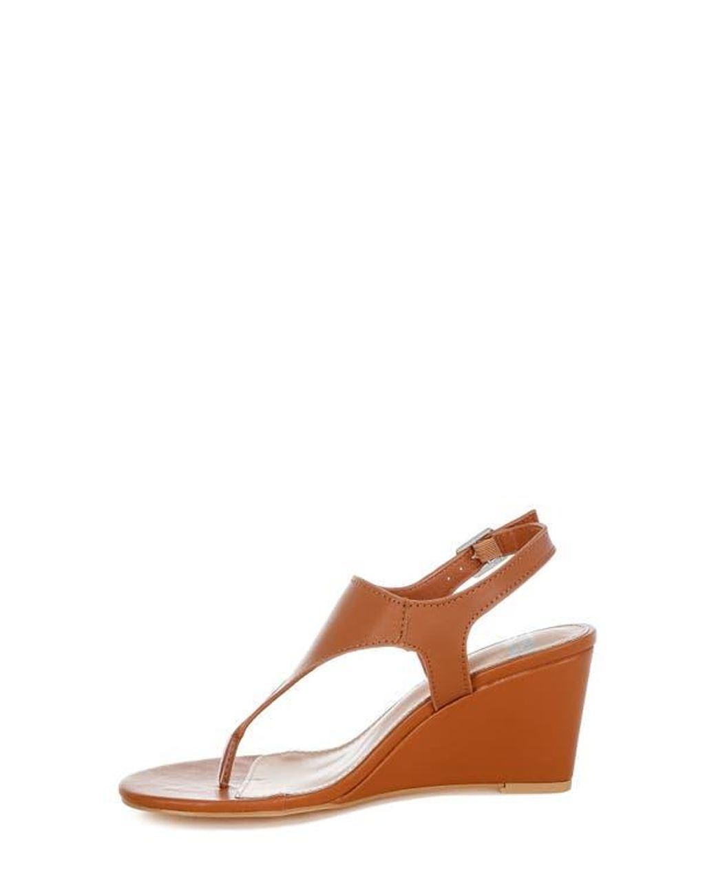 Rag & Co Brown Wami Wedge Sandal
