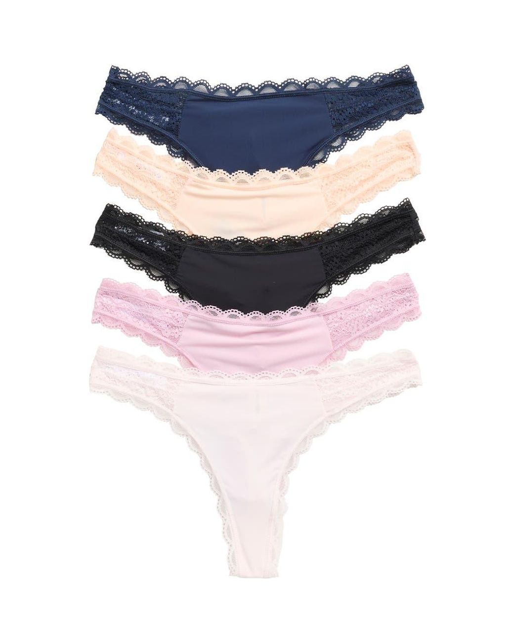 Honeydew Intimates 5-Pack Ella Thongs | Lyst