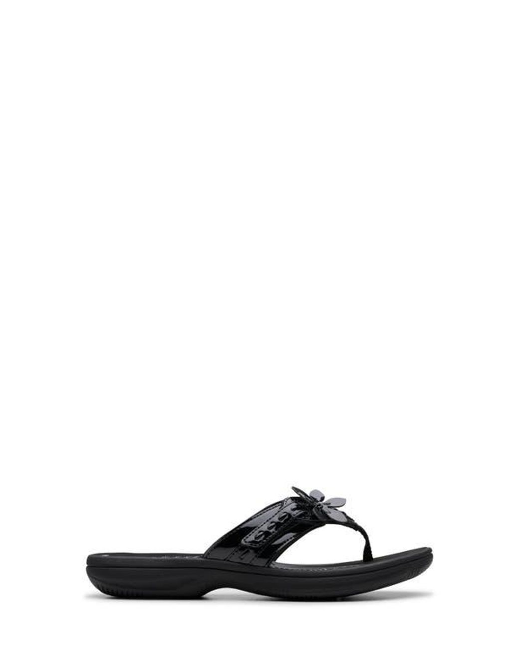 Clarks Black Breeze Opal Sandal