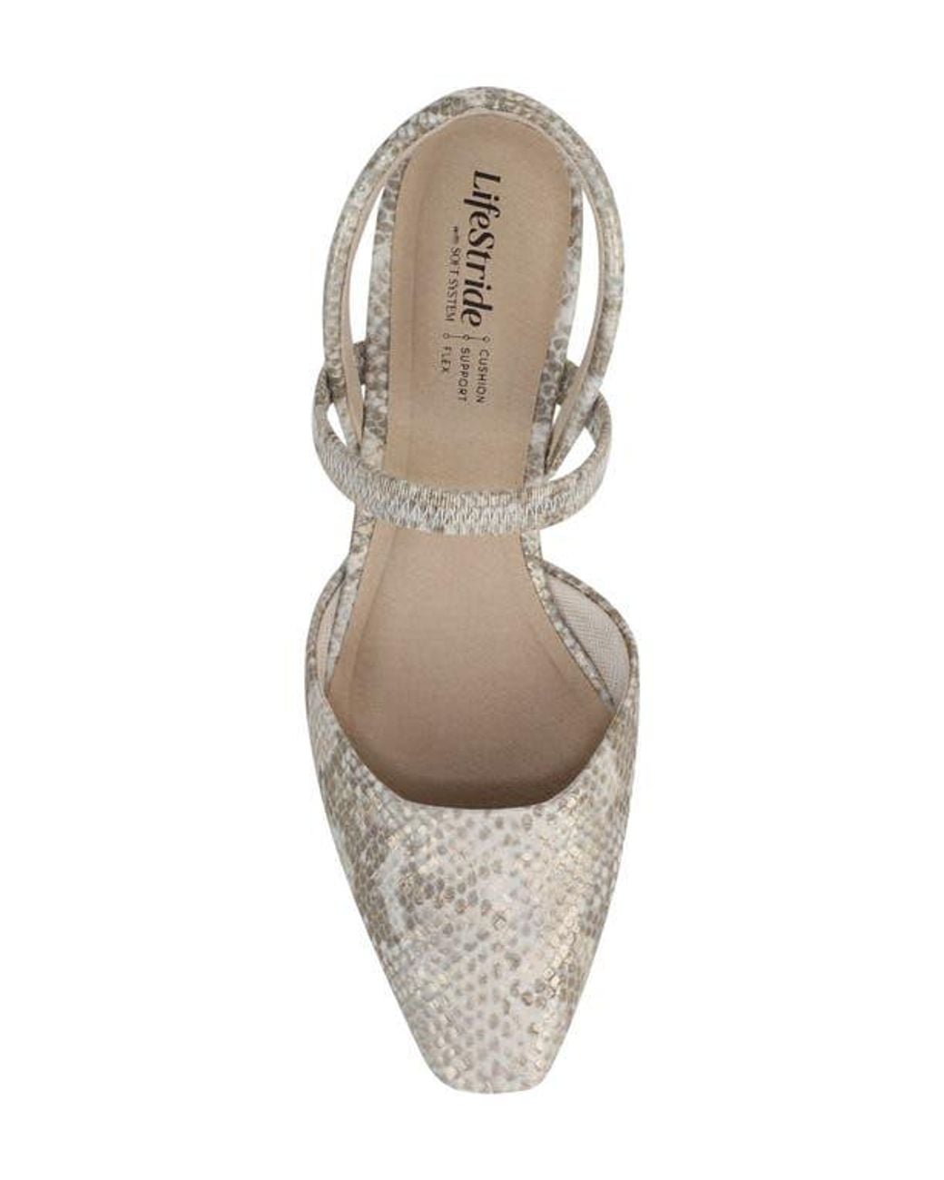 LifeStride White Lainey Pump