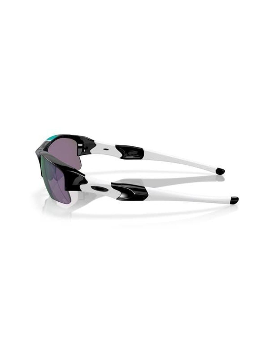 Oakley Blue 63Mm Wrap Half Frame Sunglasses for men