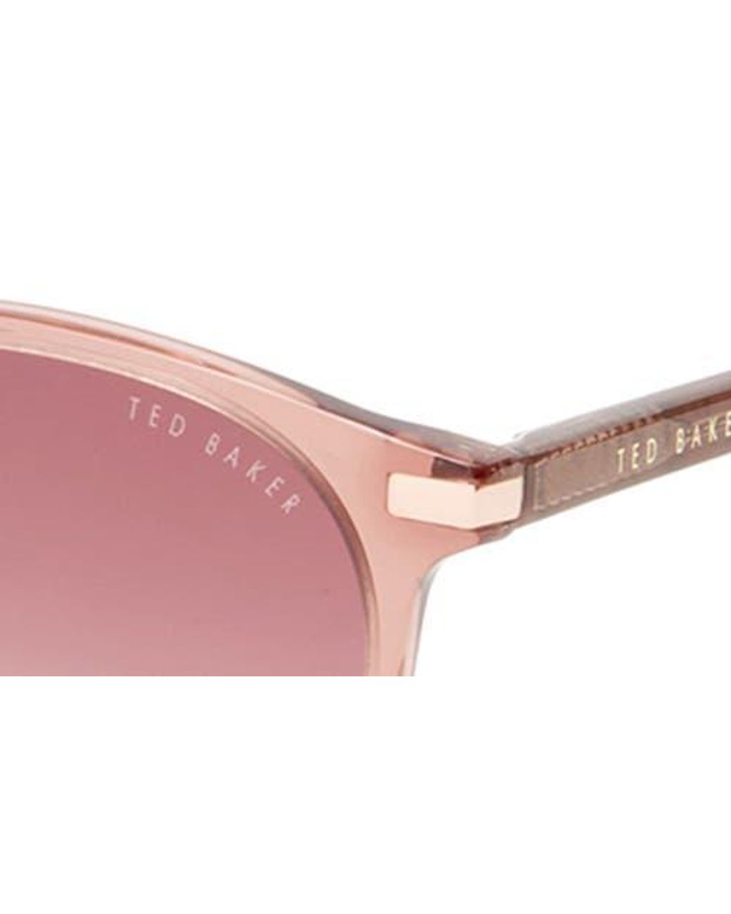 Ted Baker Pink 52Mm Round Sunglasses