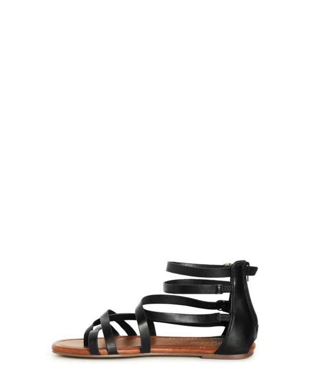 City Chic Black Ios Caged Sandal