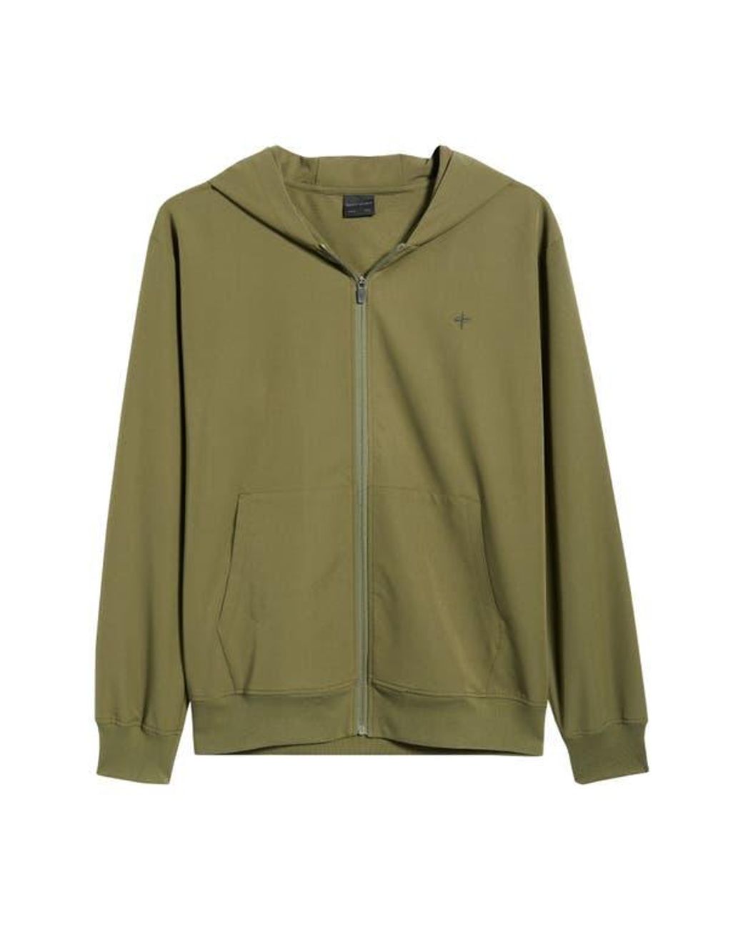 Saint Studio Green Tempo Tech Zip Jacket for men