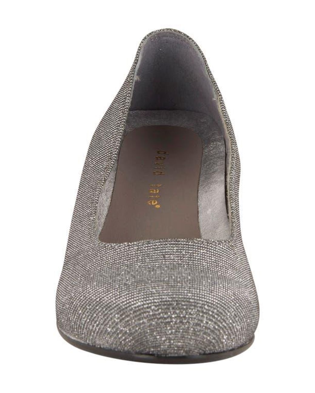 David Tate Gray Suave Pump