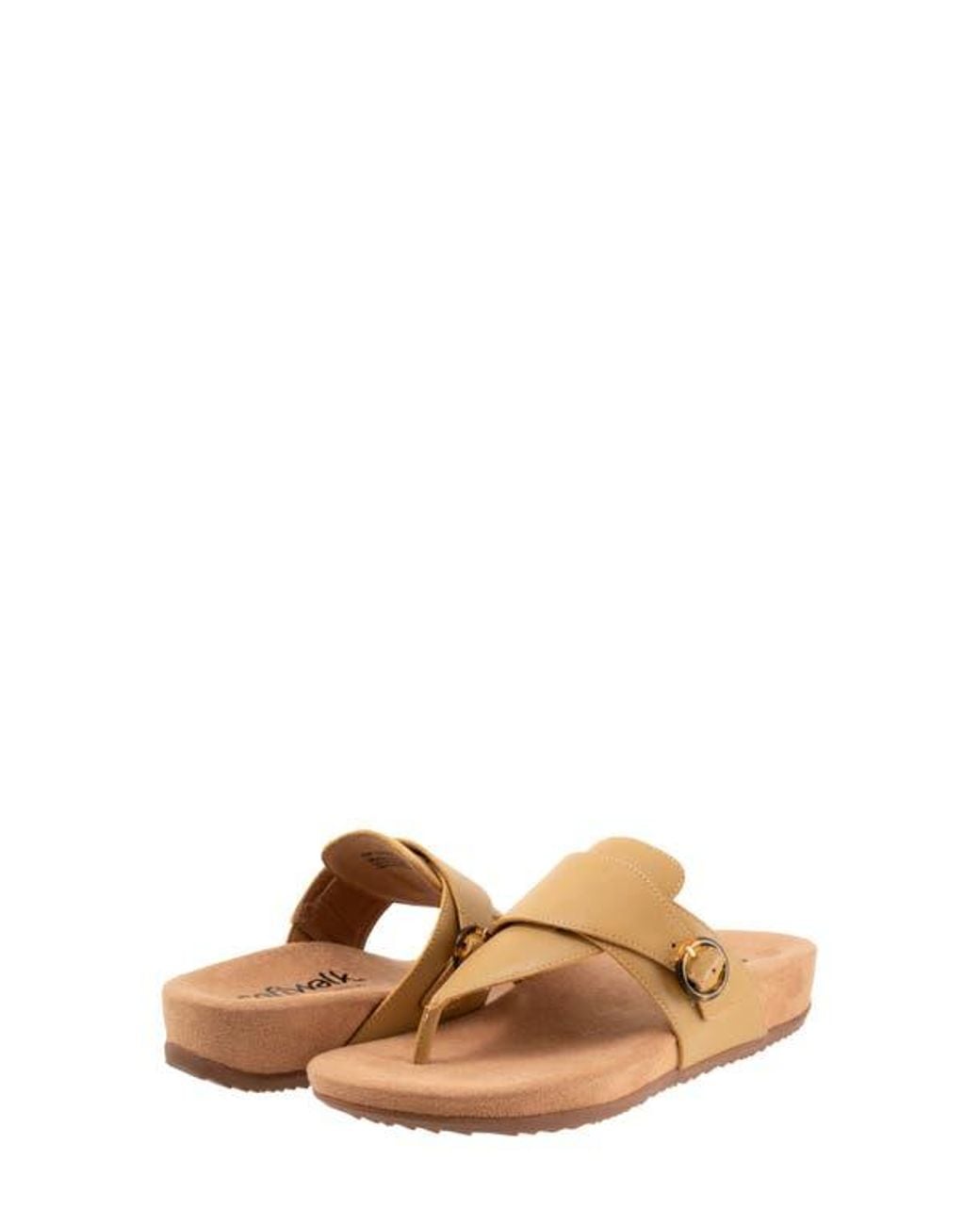 Softwalk® Brown Belize T-Strap Sandal
