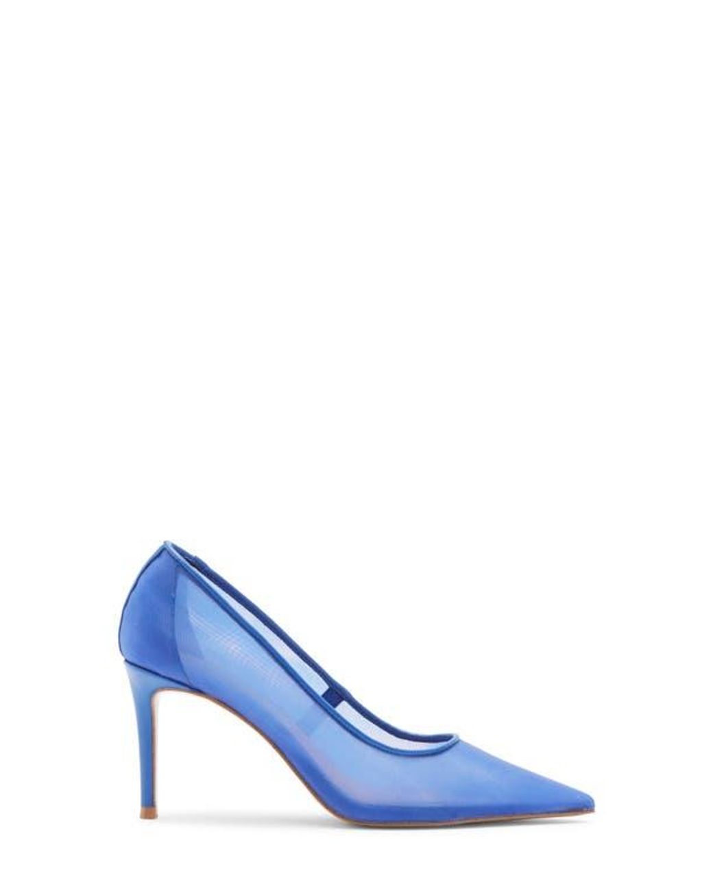 Steve Madden Nicoletta Mesh Pointed Toe Pump in Blue | Lyst