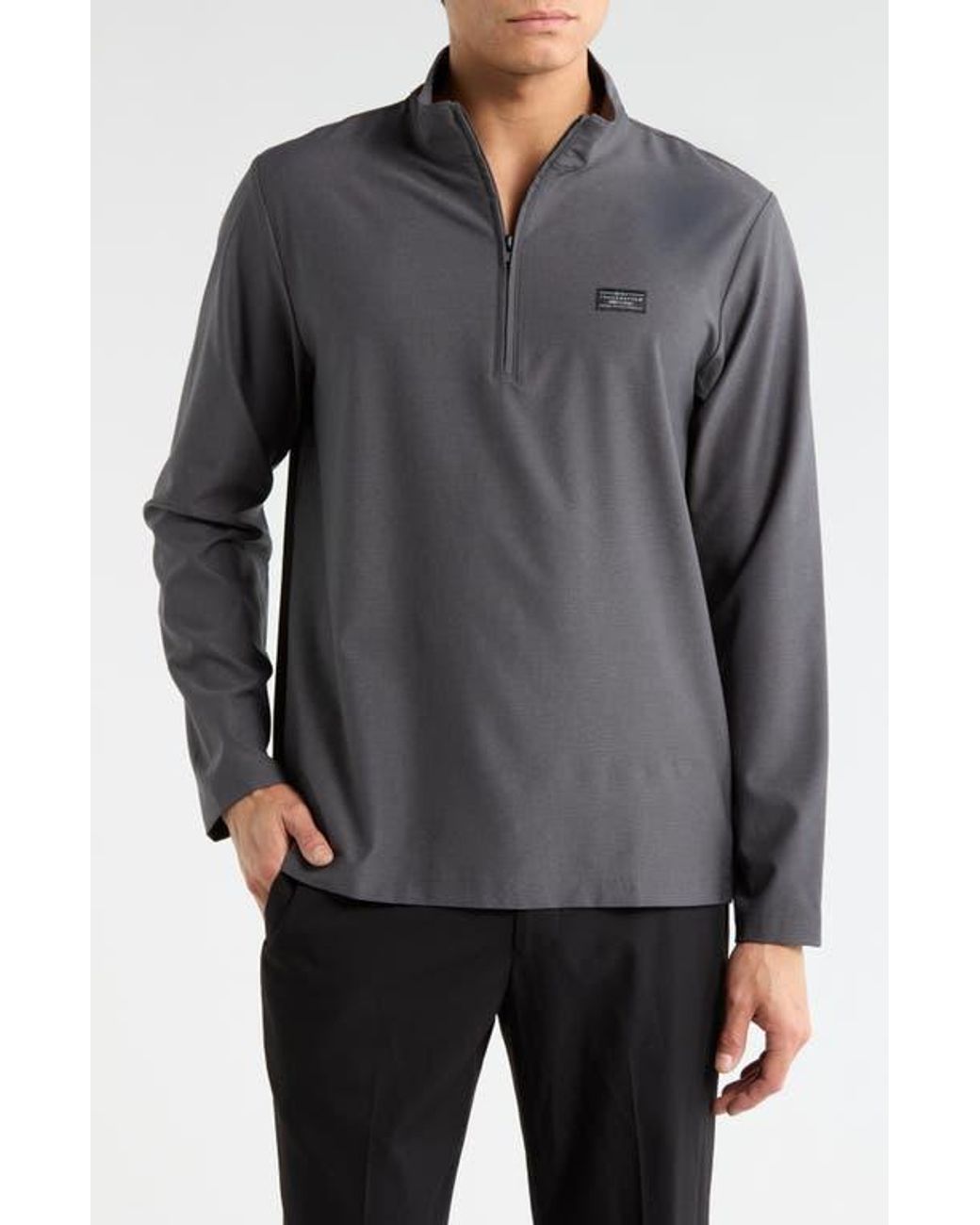 Travis Mathew Purple Flight Tracker Half Zip Pullover for men