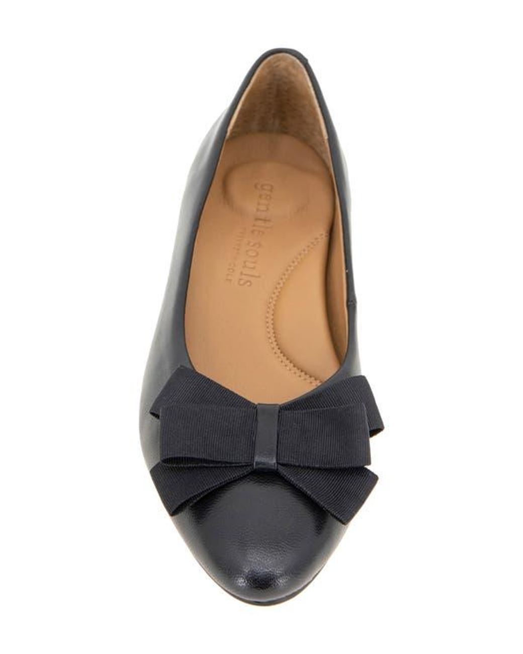 Gentle Souls Blue Abigail Bow Pump
