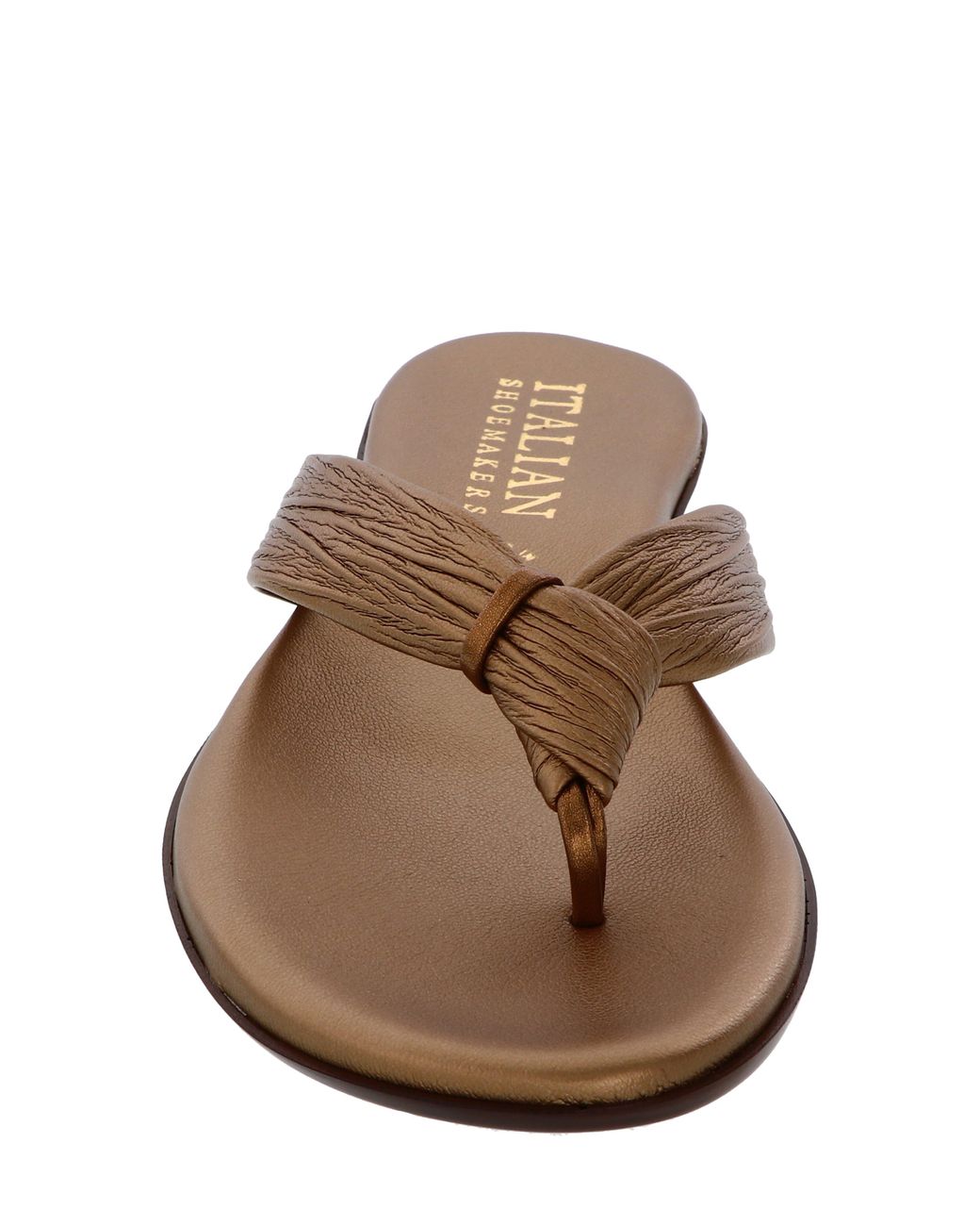 Italian Shoemakers Aleena Thong Sandal in Brown Lyst