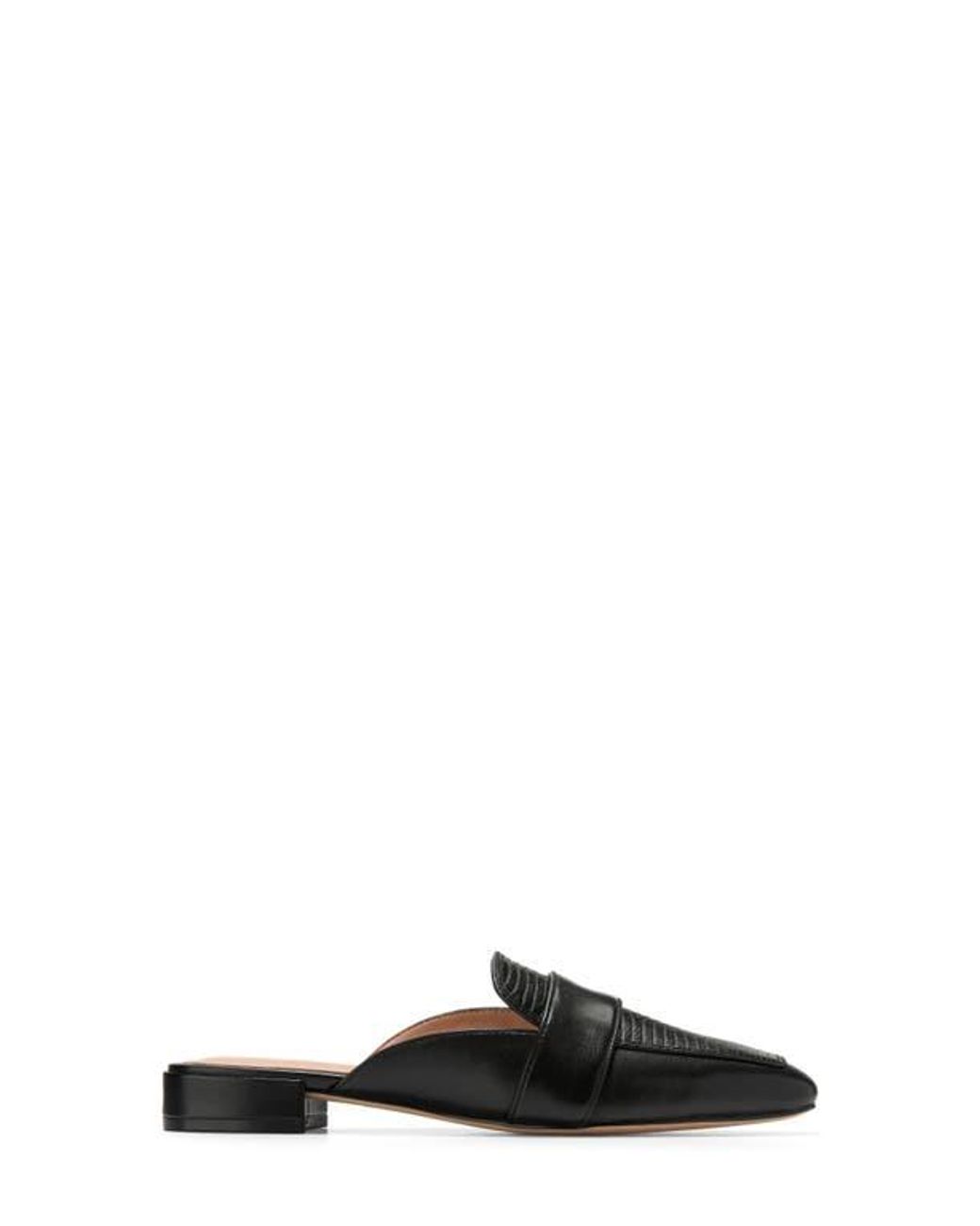 Cole Haan Black Pasha Embossed Mule