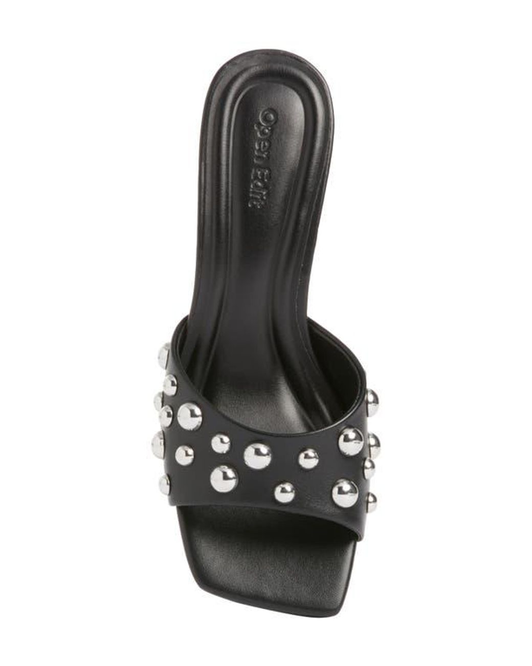 Open Edit Black Charlie Sandal