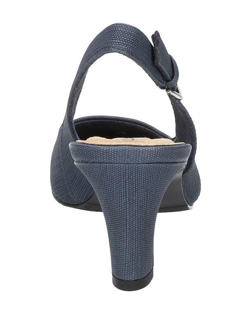 Easy Street Ritsa Slingback Pump in Blue | Lyst