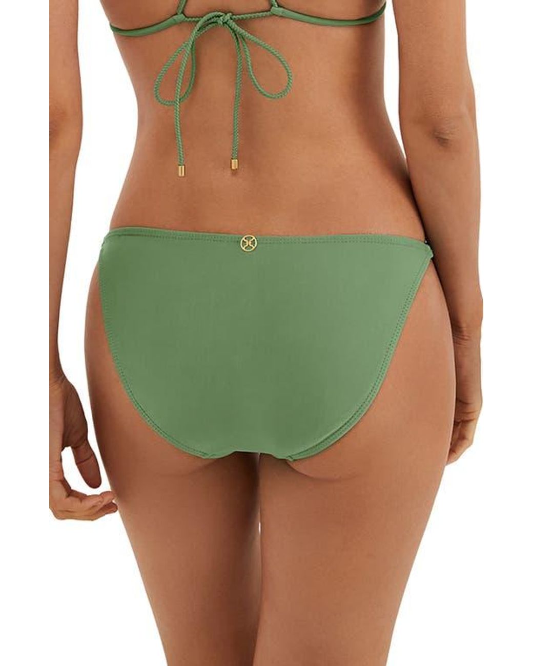 ViX Green Stacy Double Strap Bikini Bottoms