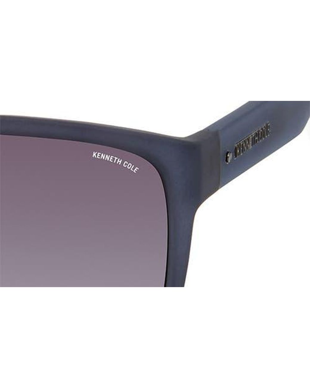 Kenneth Cole Blue 66Mm Rectangle Sunglasses for men