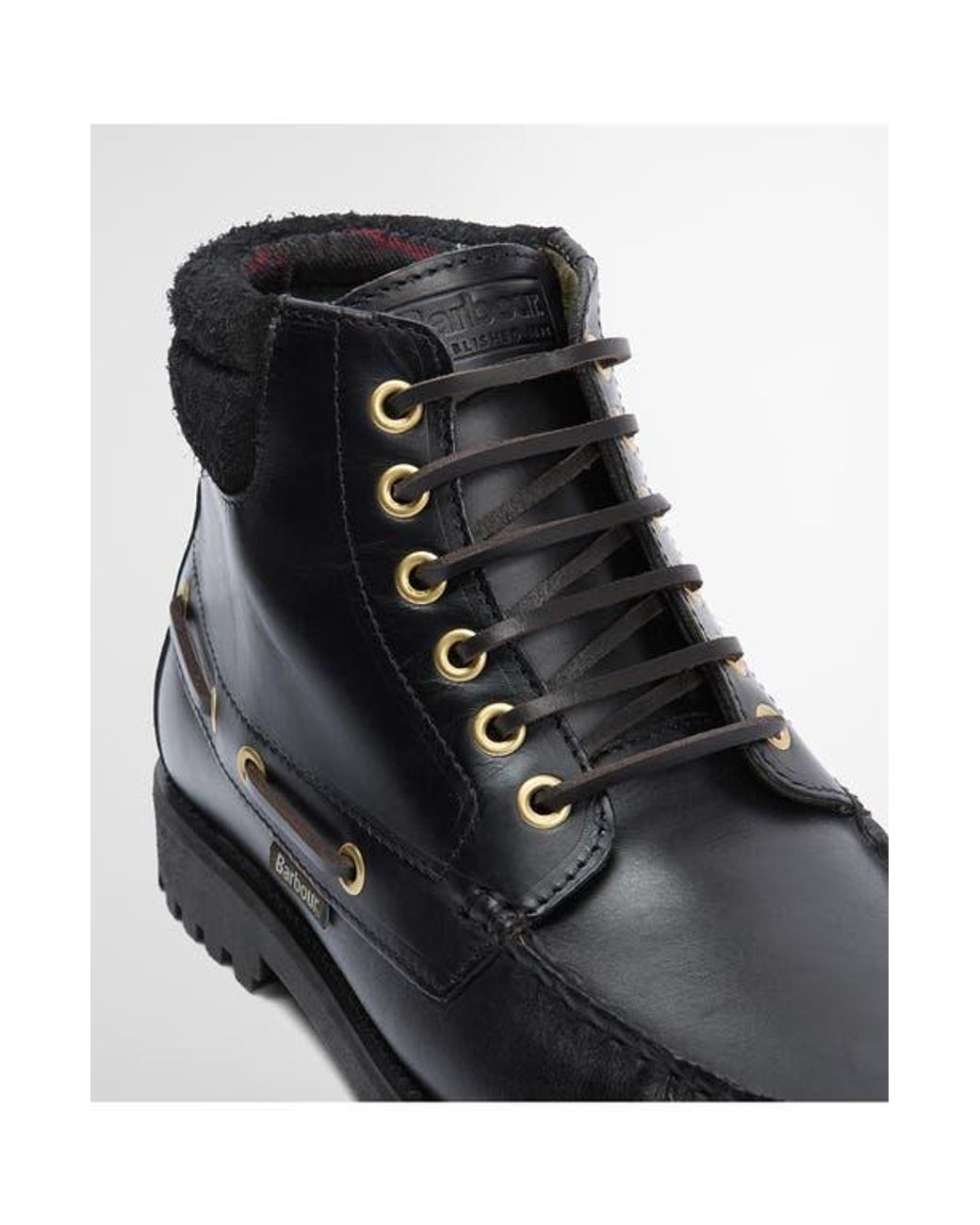 Barbour Black Tiller Boots for men