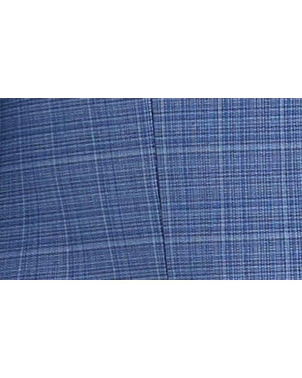 Con.struct Blue Plaid Two-Button Sport Coat for men