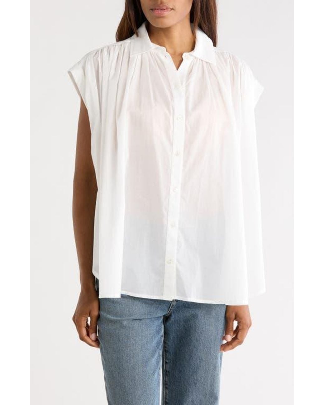 A.L.C. White Nessa Top