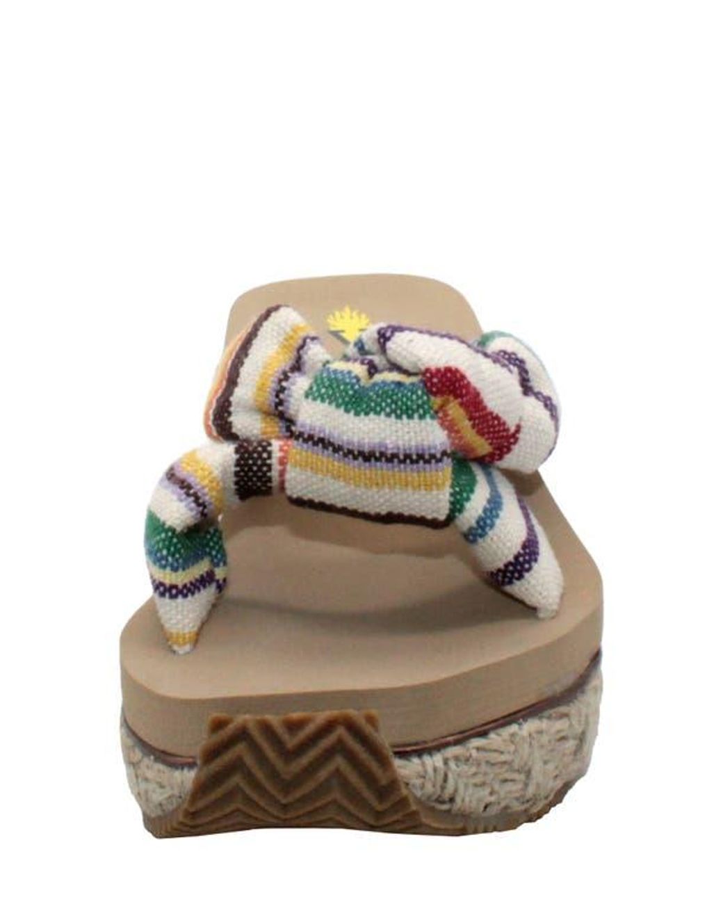 Volatile White Sunridge Wedge Slide Sandal