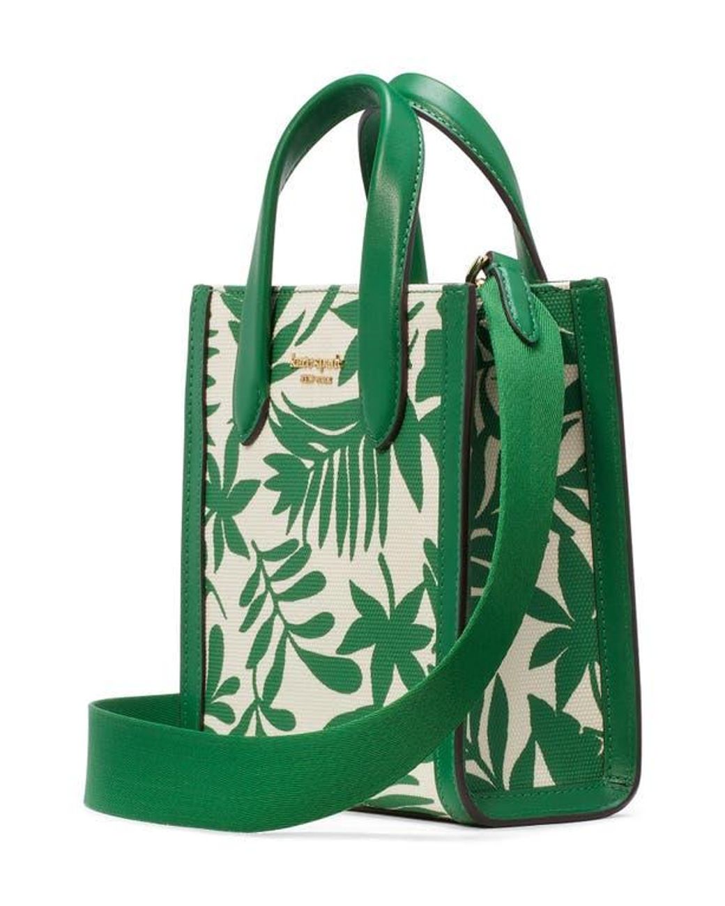 Kate Spade Mini Manhattan Foliage Print Tote in Green | Lyst Kate Spade Mini Manhattan Foliage Print Tote in Green | Lyst
