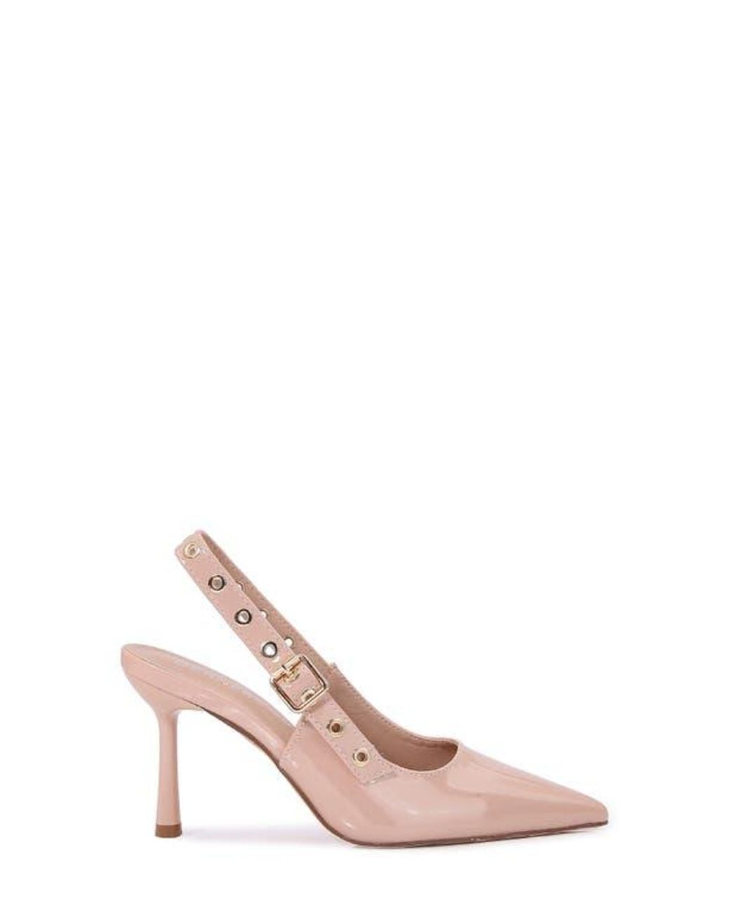 BERNESS Pink Candes Grommet Slingback Pump