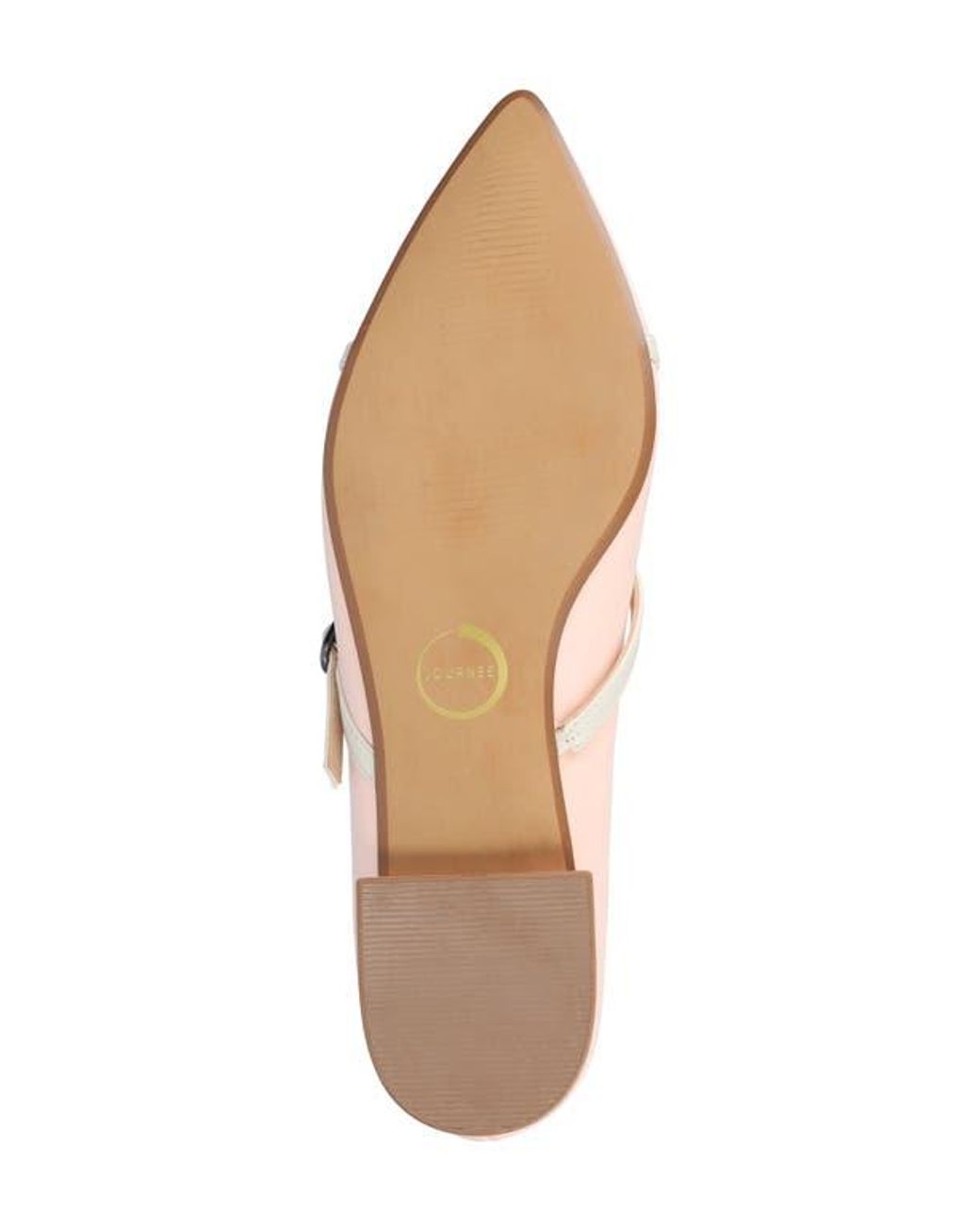 Journee Collection Pink Camby Pointed Toe Flat
