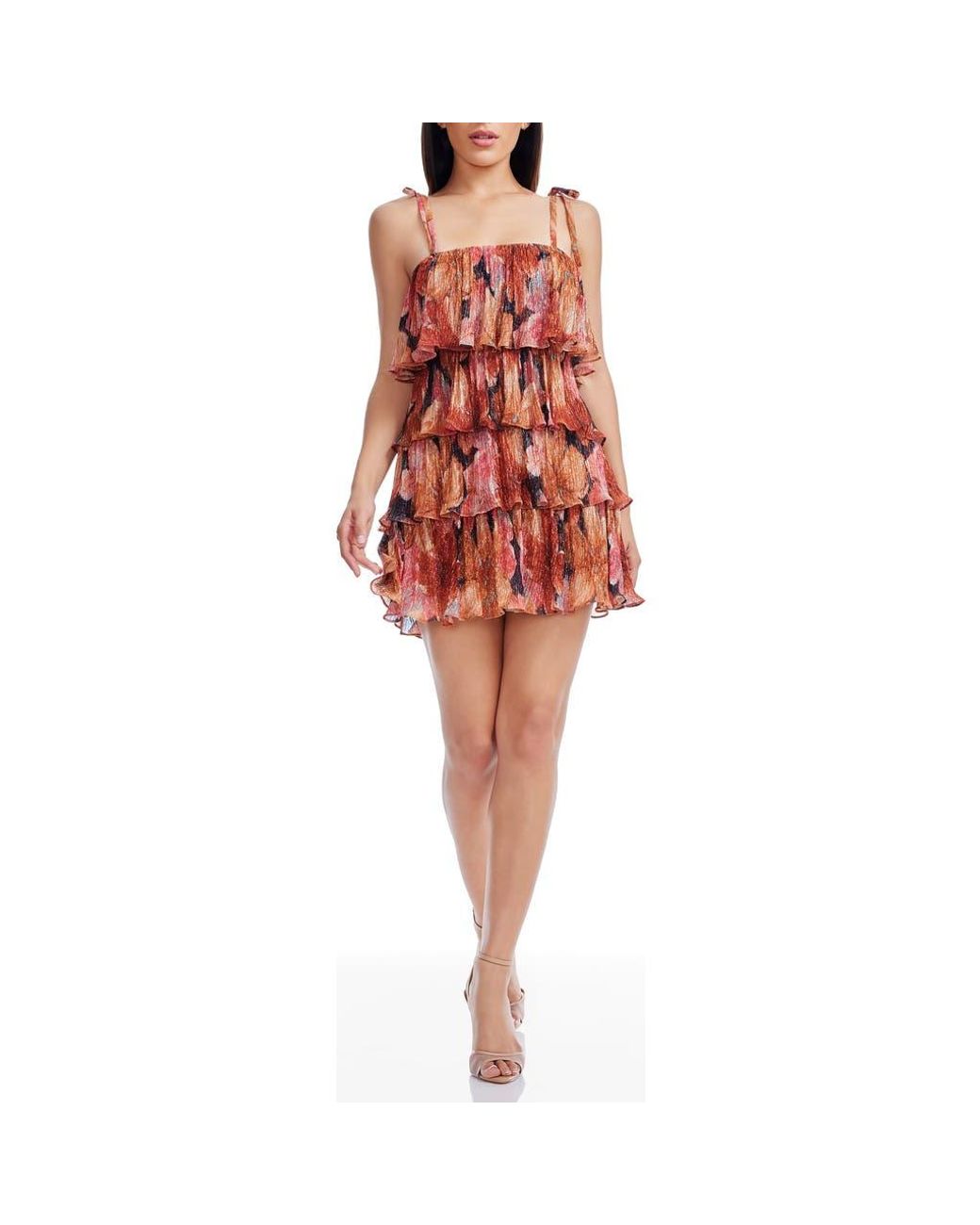 Dress the Population Pixie Tiered Minidress | Lyst