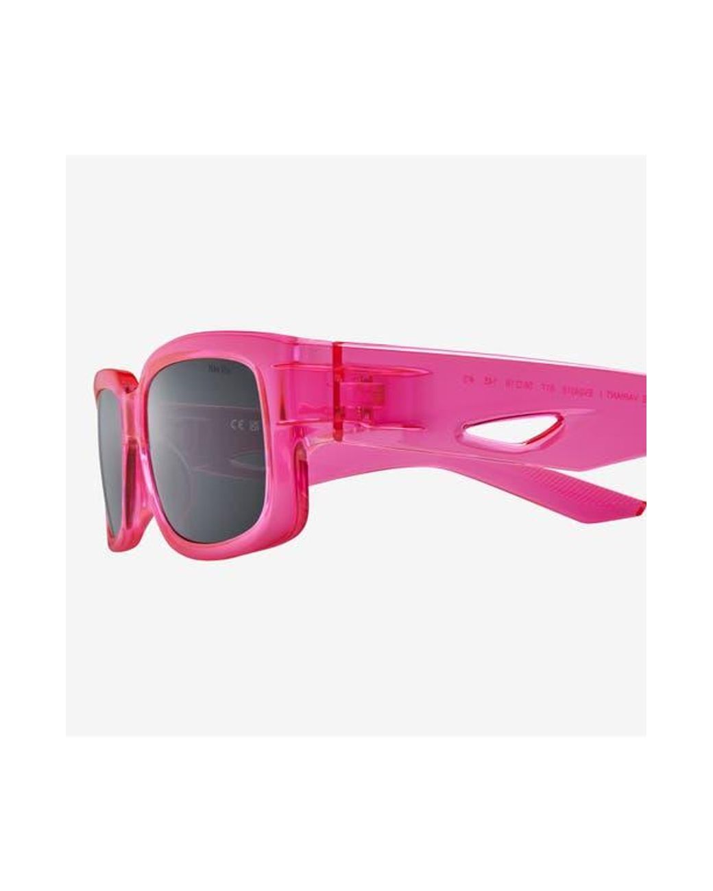 Nike Red Variant I 56Mm Rectangle Sunglasses