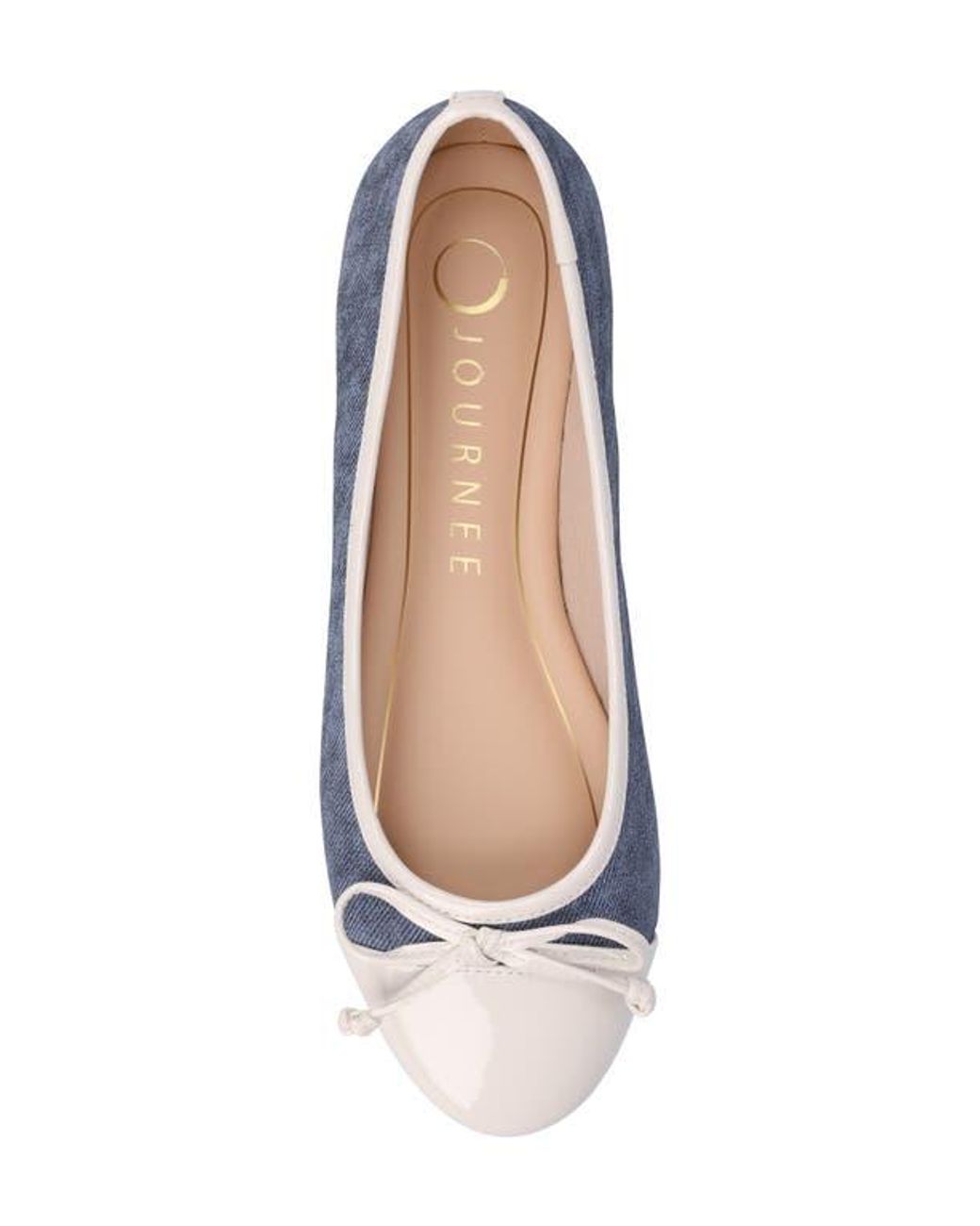 Journee Collection Blue Kaiah Ballet Flat