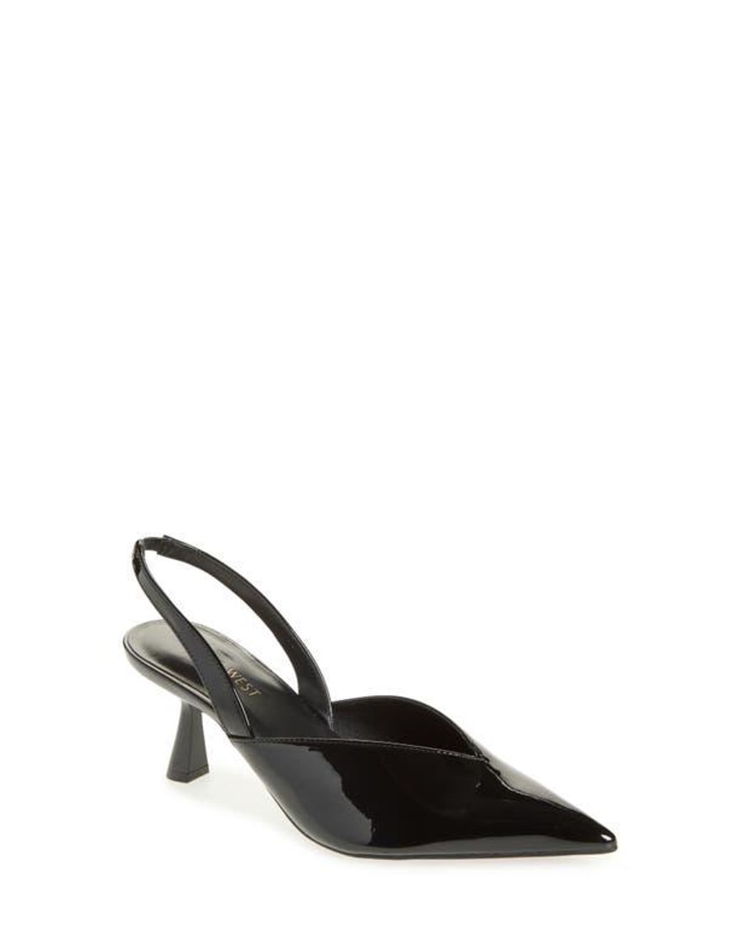 Nine West Black Lamma Slingback Pump