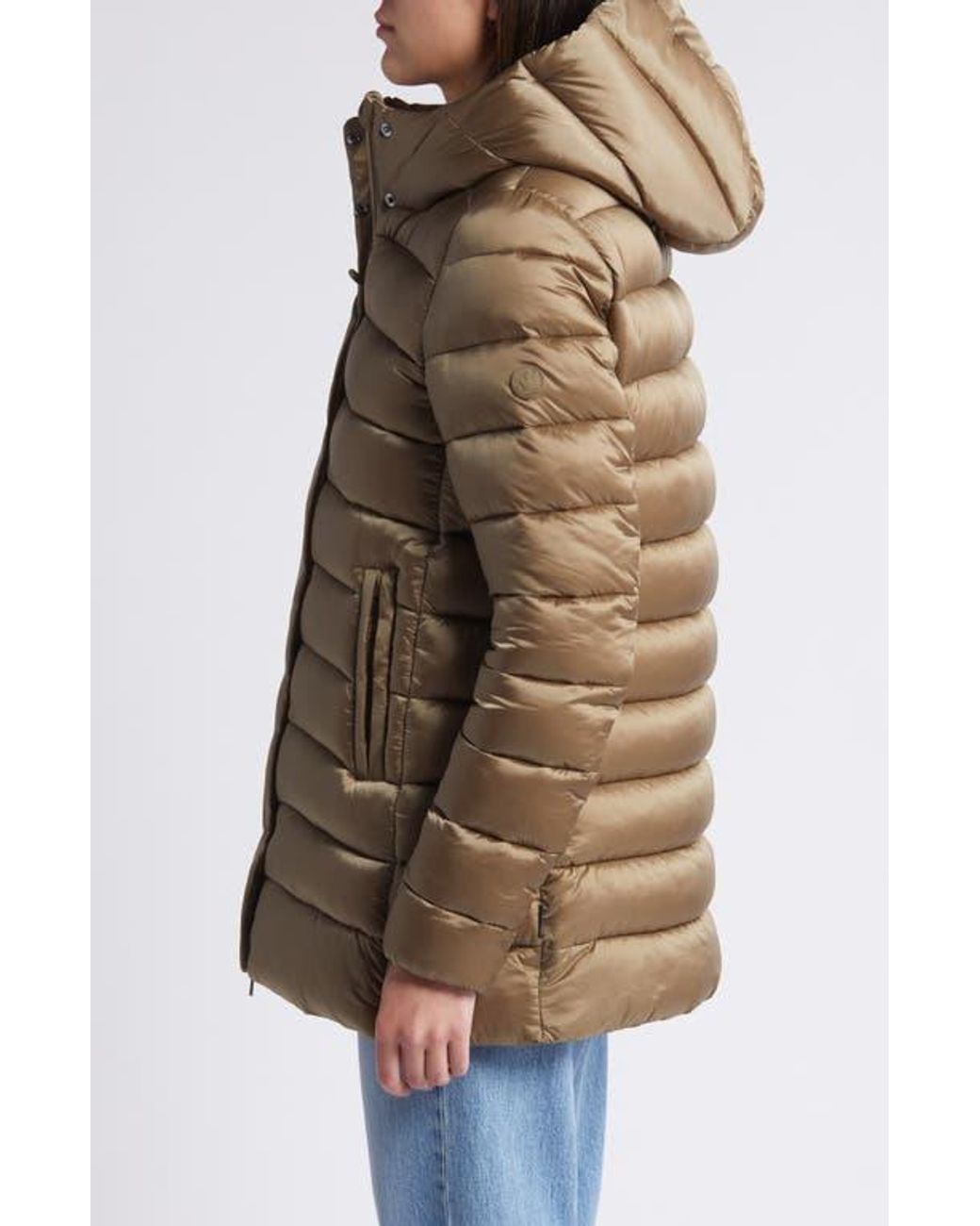 ダウンジャケット・コート SAVE THE DUCK TWINKLE PUFFER JACKET (D30860W LOVY2010000) Down Save The Duck - D30860w Lovy20 Bikers Lacquered Twinkle