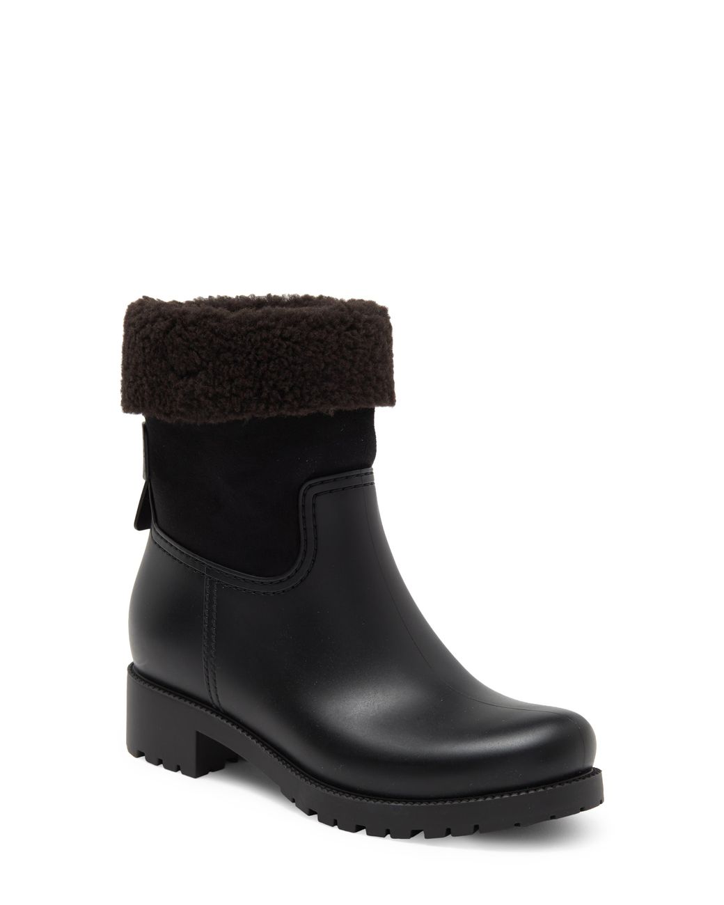 See By Chloé Genuine Shearling Lined Boot in Black | Lyst
