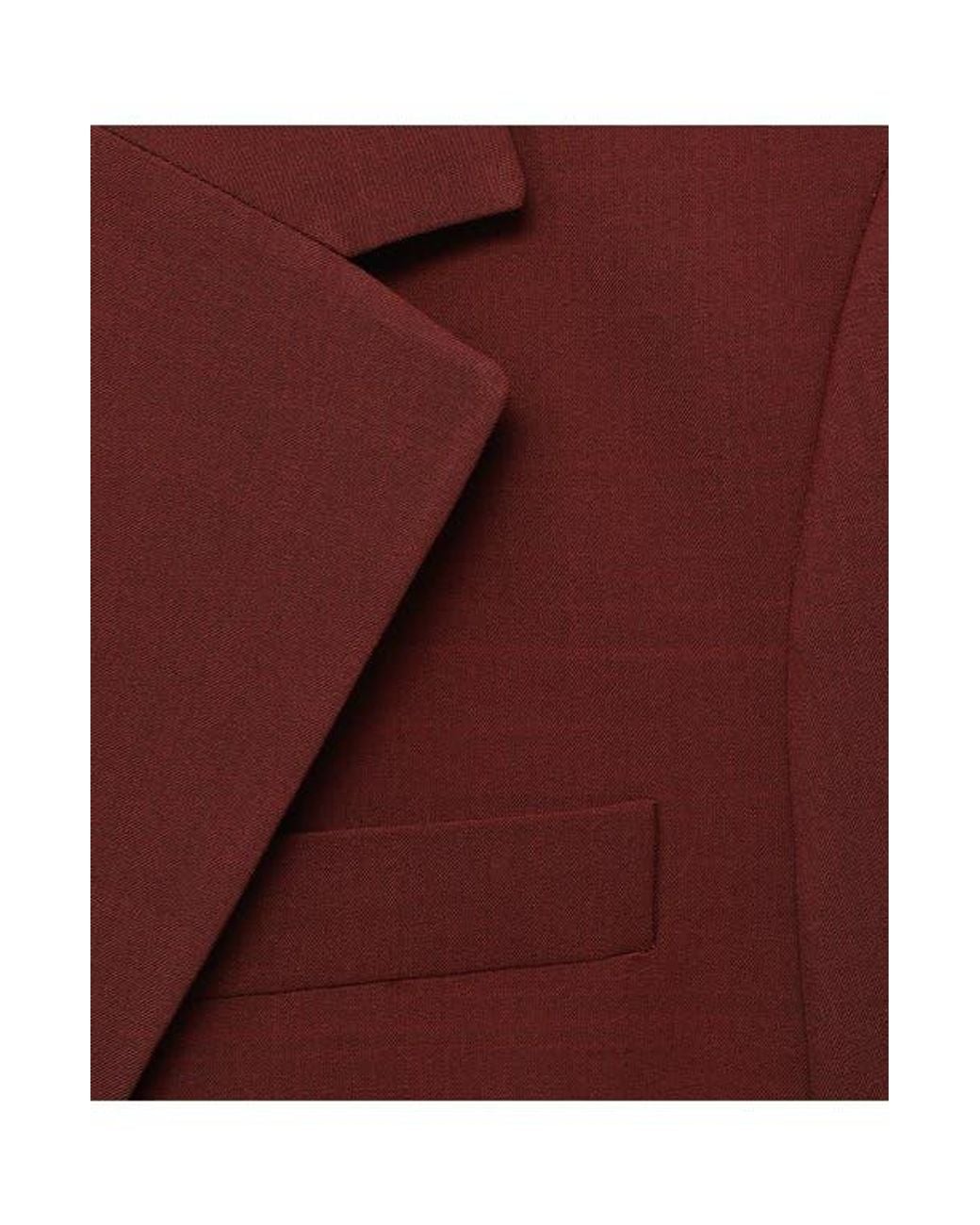 Mango Brown Straight Jacket