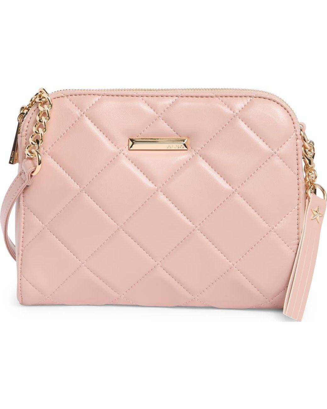 ALDO Crodia Diamond Quilt Crossbody Bag in Pink Lyst
