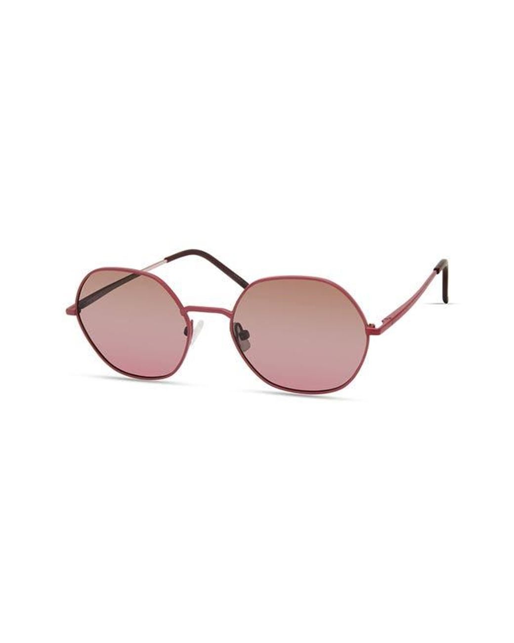 Eco Brown Aloe Round Sunglasses for men