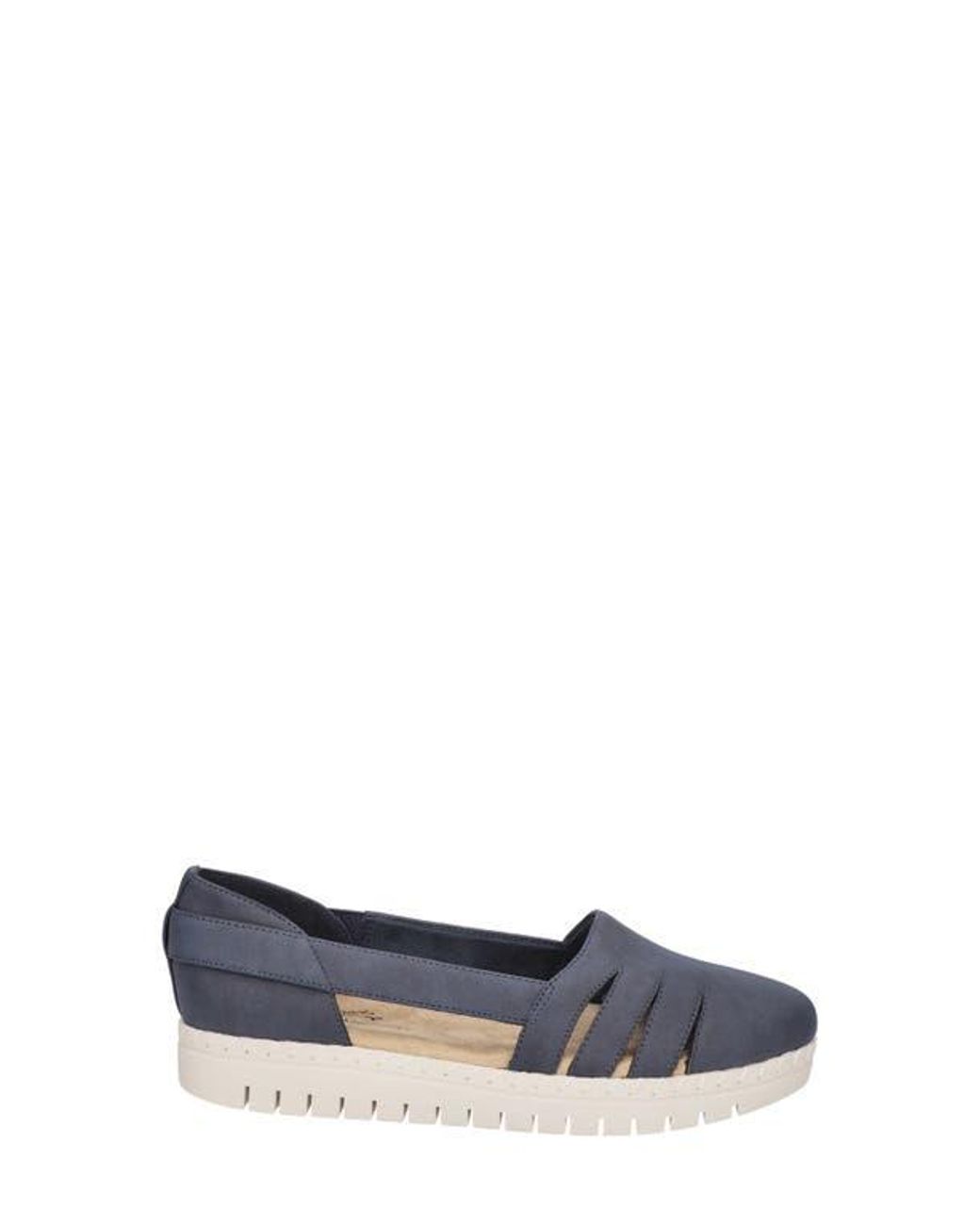 Easy Street Blue Bugsy Platform Sandal