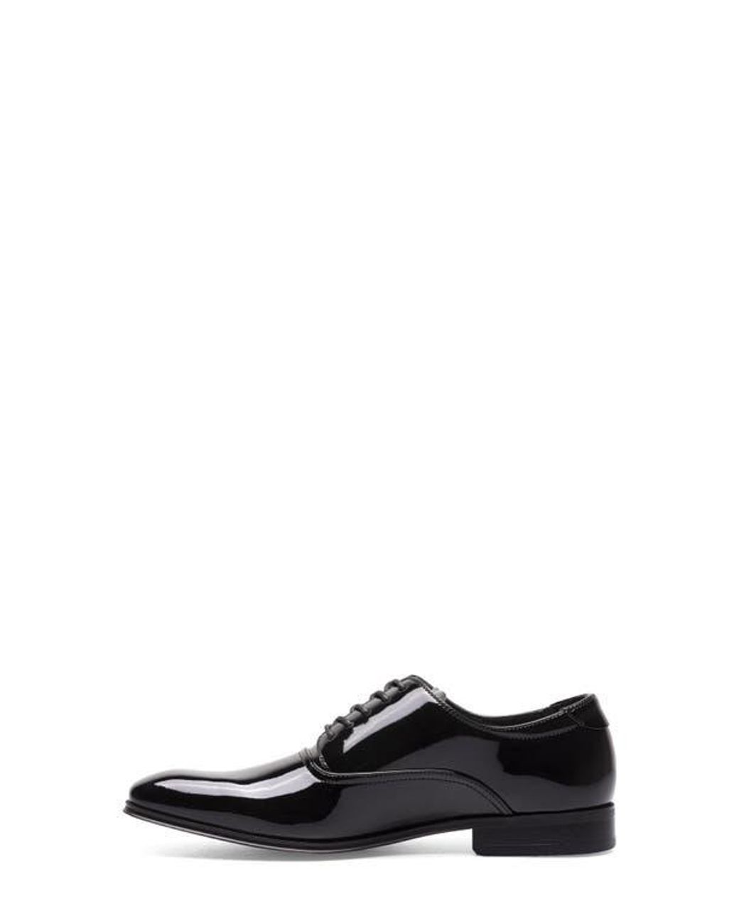 Florsheim Black Atlanta Plain Toe Derby for men