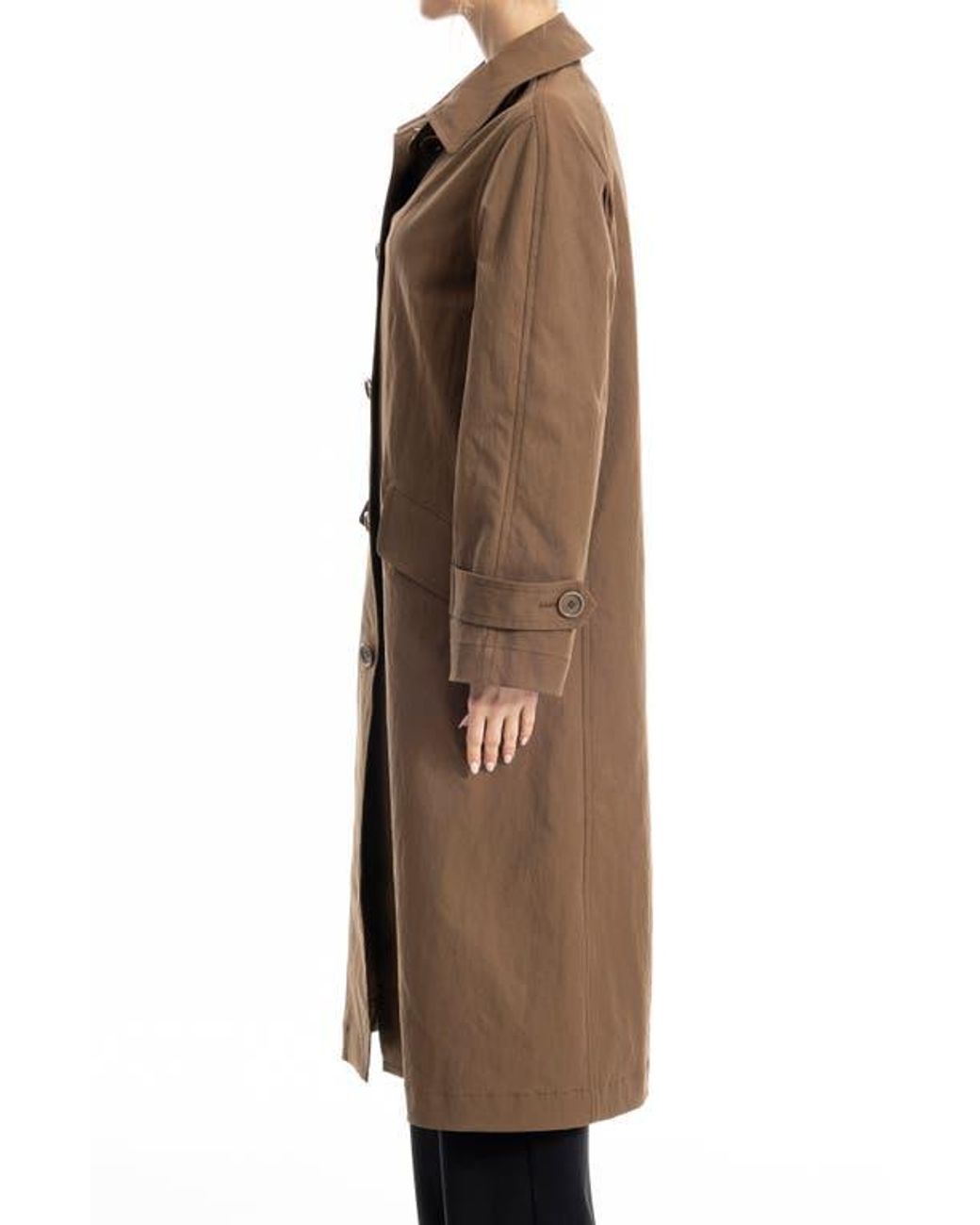 Max Studio Brown Long Jacket