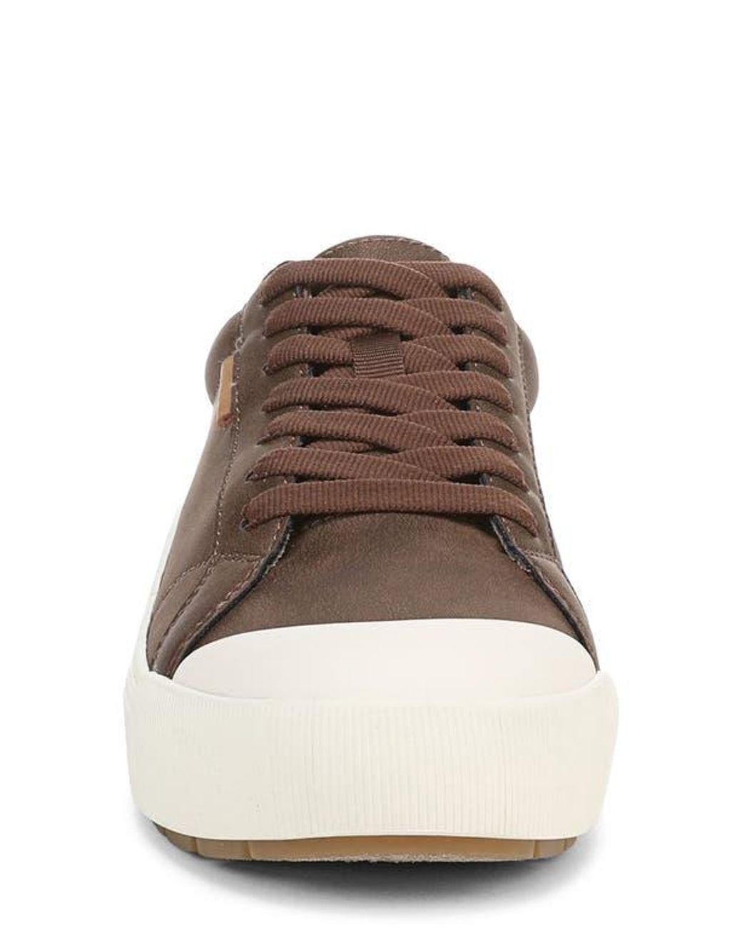 Dr. Scholls Brown Time Off Platform Sneaker