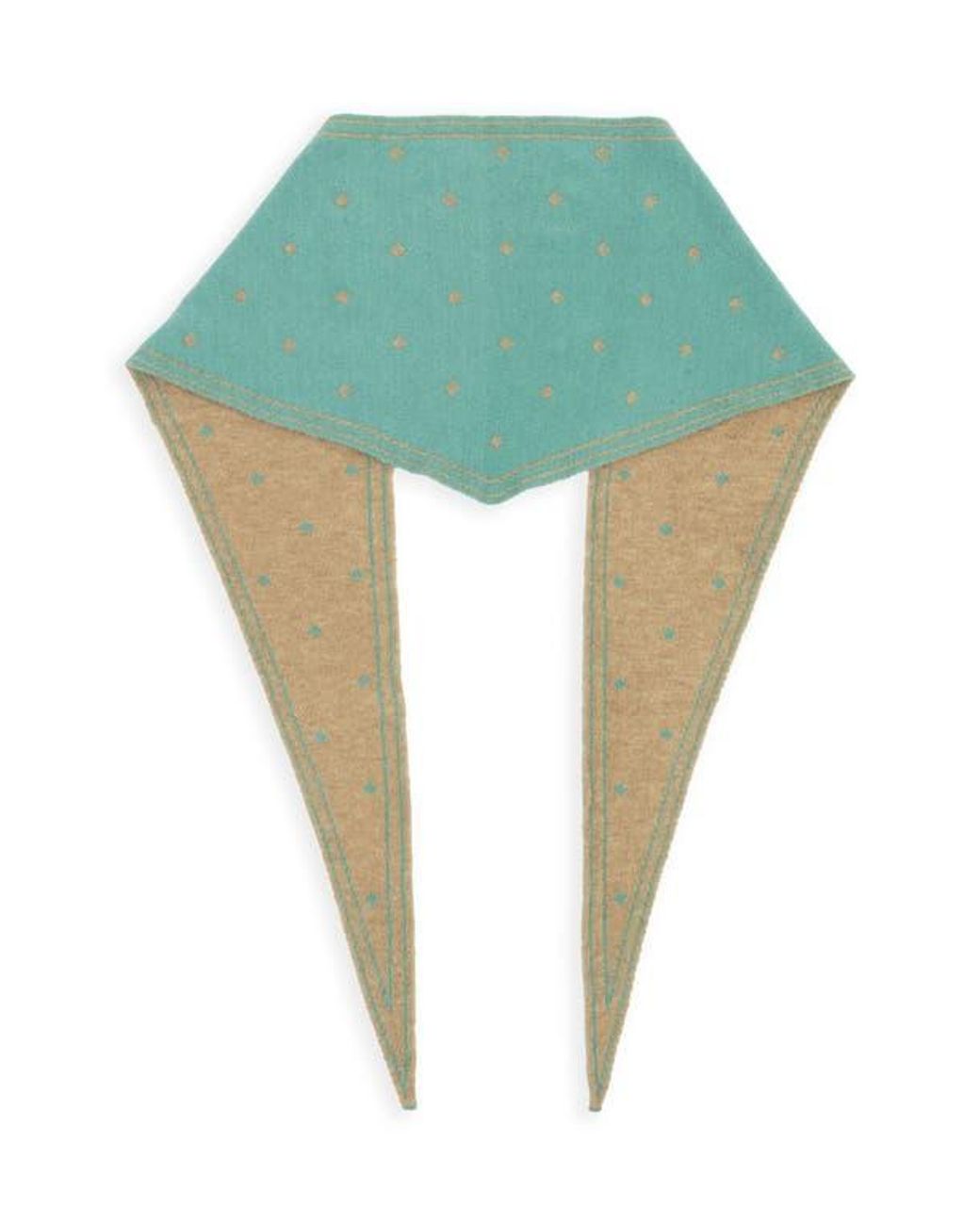 Saachi Green Triangle Scarf