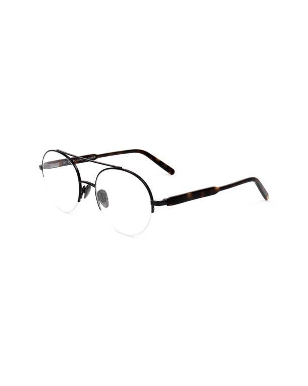 Retrosuperfuture Black 57Mm Round Optical Glasses