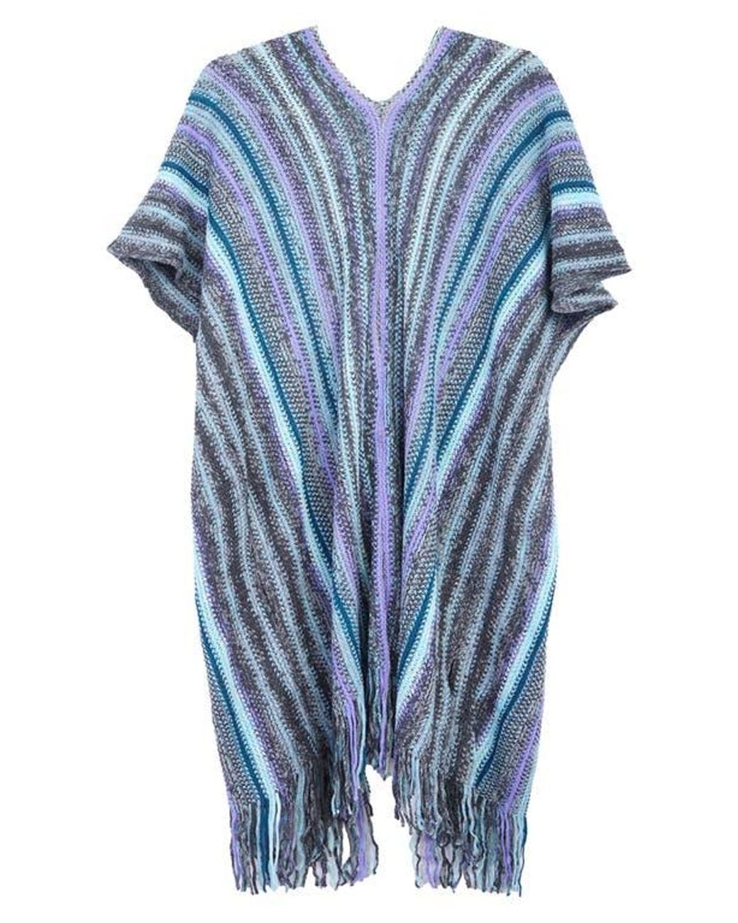 Saachi Blue Everyday Stripe Topper