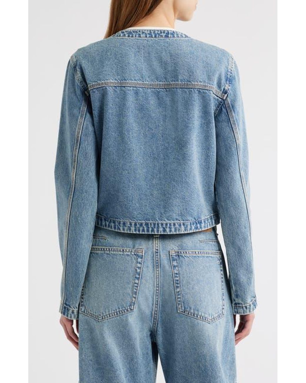Rag & Bone Blue Drew Denim Jacket